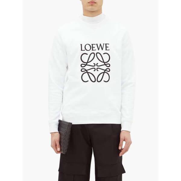 【LOEWE】ロエベ トレーナー コピー アナグラム コットンスウェットシャツH6109900CR